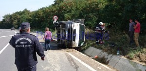 accident, masina rasturnata, baisa, botosani