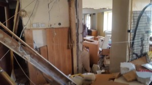 apartament distrus de explozie la botosani