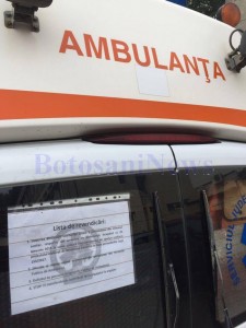 protest ambulanta botosani