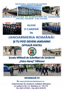 Afis de recrutare IJJ Botosani