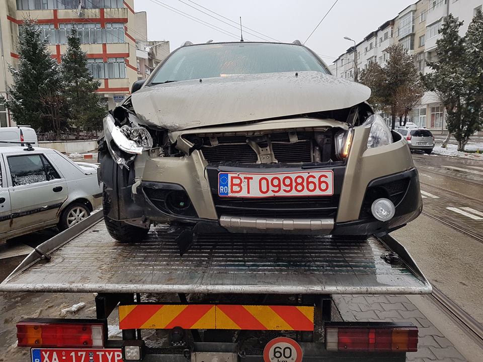 masina implicata in accident botosani