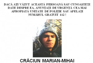 mihai marian craciun, persoana disparuta, stiri, botosani, politia