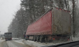 camion derapat, stiri, botosani, copalau