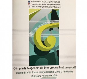 olimpiada de interpretare instrumentala, stiri, botosani