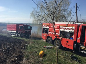 masini pompierii incendiu cabana dorohoi