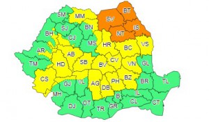 cod portocaliu, stiri, botosani, meteo, avertizare