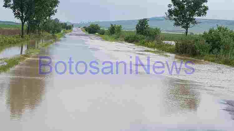 drum inundat lunca todireni inundatii