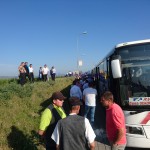 stiri, botosani, stiri din botosani, autocare PSD, protest PSD