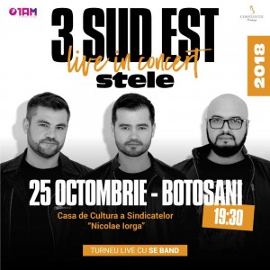 3 sud est, stiri, botosani, concert