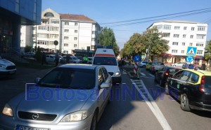 accident femeie mall, botosani