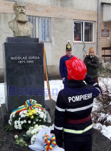 ceremonial isu , stiri , botosani , dezvelire bust iorga, copil