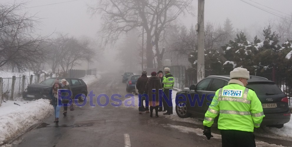 accident pe strada Victoriei din Botosani