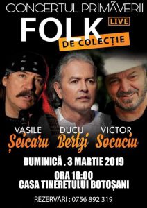 concert Vasile Seicaru , Ducu Bertzi si Victor Socaciu la Botosani