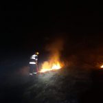 incendiu de vegetatie la Botosani- noaptea