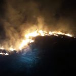 incendiu de vegetatie la Botosani- noaptea