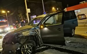 accident pe strada George Enescu - Botosani