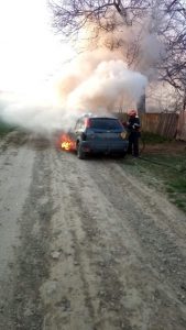 incendiu autoturism, stiri, botosani, rosiori