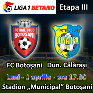 meci fc botosani- dunarea calarasi