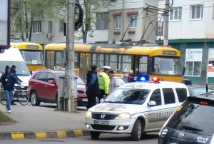 tramvai blocat la gara - botosani