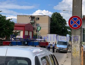 accident in fata Politiei Rutiere- Botosani