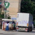 accident in fata Politiei Rutiere- Botosani