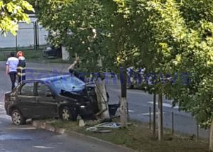 accident pe strada Imparat Traian- Botosani