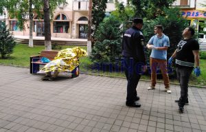 barbat mort pe Pietonalul Uniri- Botosani