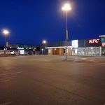 linia drive de la KFC Botosani