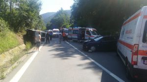 accident grav produs la Valcea 3