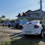 accident la Broscauti -Botosani- taxi si camioneta