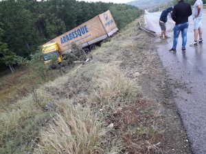 camion in rapa la Botosani